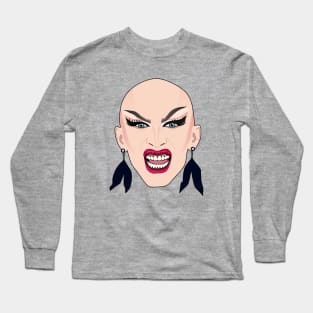 Sasha Velour Growl Long Sleeve T-Shirt